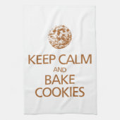 Calm en Bake Cookies Kitchen Towel Theedoek (Verticaal)