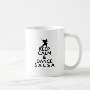 CALM- EN DANCE SALSA-cadeau BEHOUDEN Koffiemok