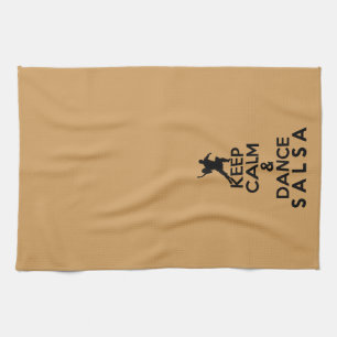 CALM- EN DANCE SALSA-cadeau BEHOUDEN Theedoek