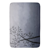 Calm- en Dramatische Bamboe- en bergachtige uitzic Badmat (Voorkant Verticaal)