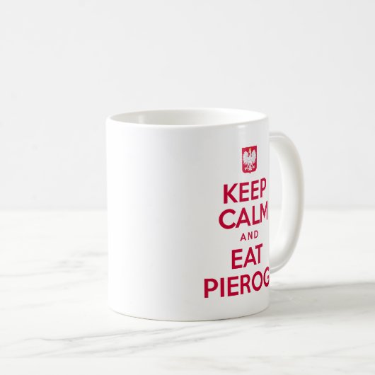 Calm en Eat Pierogi Mok (Voorkant rechts)