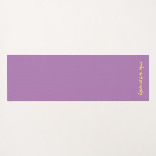 Calm en Serenity Release Yoga Mat (Achterkant (horizontaal))