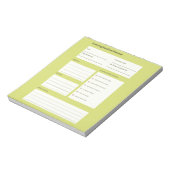 Calm Evening Routine Planner Notitieblok (Linkerzijde)