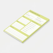 Calm Evening Routine Planner Post-it® Notes (Schuin)