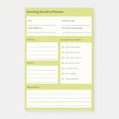 Calm Evening Routine Planner Post-it® Notes (Voorkant)