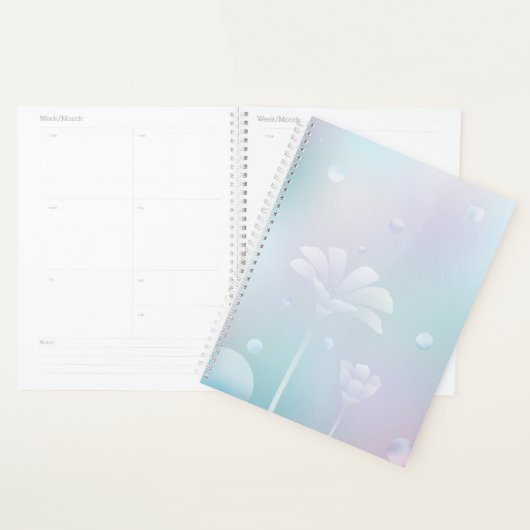 Calm Flower Hardcover Daily Planner (Display)
