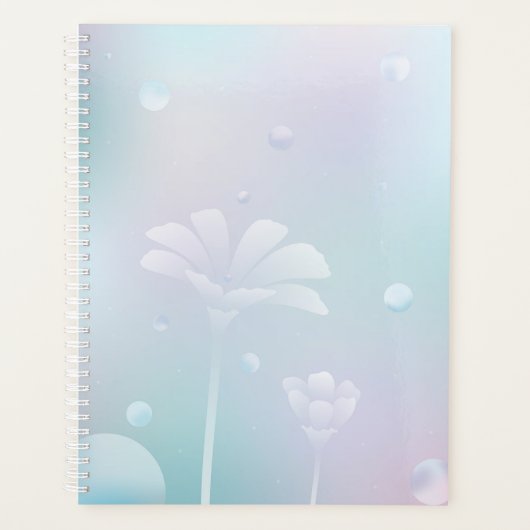Calm Flower Hardcover Daily Planner (Voorkant)