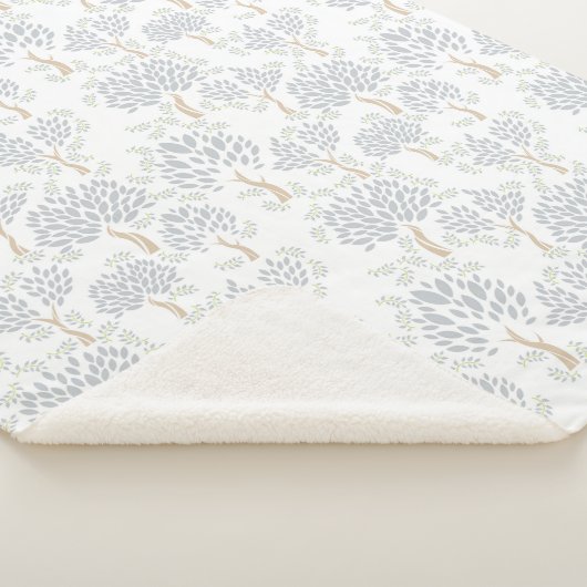 Calm Forest Wonderland Sherpa Deken (3/4)