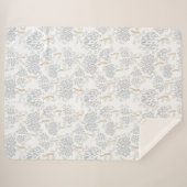 Calm Forest Wonderland Sherpa Deken (Voorkant (horizontaal))