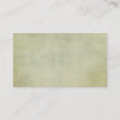 Calm Fresh Spring Floral counseling Ministry Visitekaartje (Achterkant)