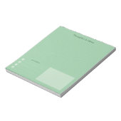 Calm Green and minimal Thoughts & Ideas  Notitieblok (Linkerzijde)
