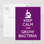Calm Grow Bacteria briefkaart (Voorkant / Achterkant)