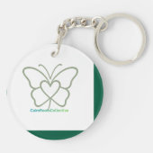 Calm & Healing Affirmation Key Ring Sleutelhanger (Achterkant)