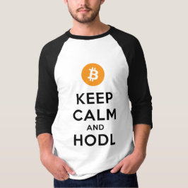 Calm & HODL Bitcoin Shirt
