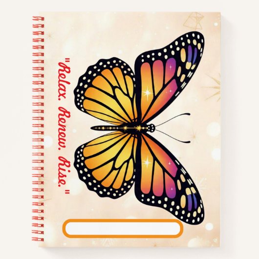 "Calm in Color" Notitieboek (Voorkant)