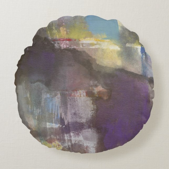 Calm Interlude Rond Kussen (Voorkant)