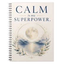 Calm Is My Superpower - Mindfulness Notitieboek