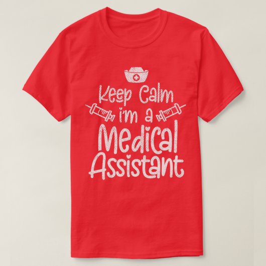 Calm Ix27m als medisch assistent 1 T-shirt (Design voorkant)