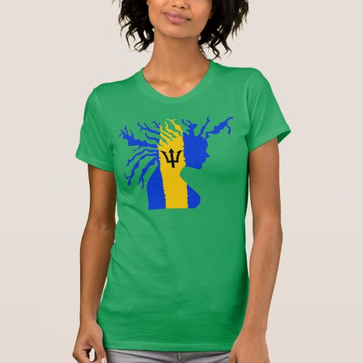 Calm Iz A Bajan Ting T shirt (Voorkant)