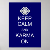 Calm Karma Poster behouden (Voorkant)