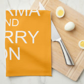 Calm Korma Curry Kitchen Towel houden Theedoek (Quarter Fold)