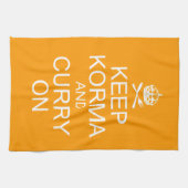 Calm Korma Curry Kitchen Towel houden Theedoek (Horizontaal)