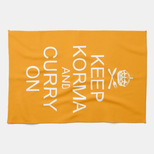 Calm Korma Curry Kitchen Towel houden Theedoek (Horizontaal)