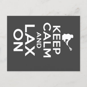 Calm Lacrosse Canvas Aankondigingskaart