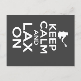 Calm Lacrosse Canvas Aankondigingskaart