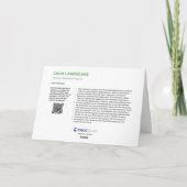 Calm Landscape - KidsArt voor CHOC Kaart (Achterkant)