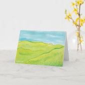 Calm Landscape - KidsArt voor CHOC Kaart (Gele Bloem)