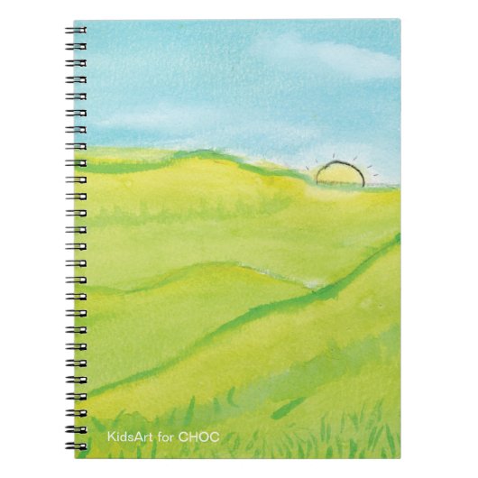Calm Landscape - KidsArt voor CHOC Notitieboek (Voorkant)