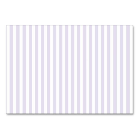Calm Lavender Minimalist Table Sign Kaart (Achterkant)