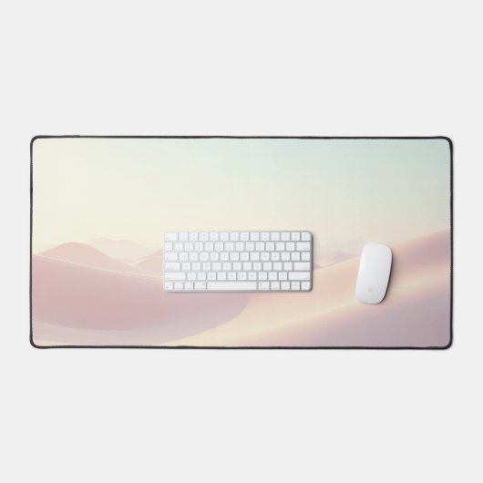 Calm light background with sand dunes bureaumat (Keyboard & Muis)