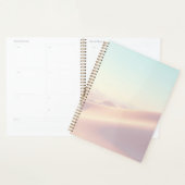 Calm light background with sand dunes planner (Display)
