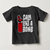 Calm Like a Bomb Paradox Irony Humor Explosive Fun (Voorkant)