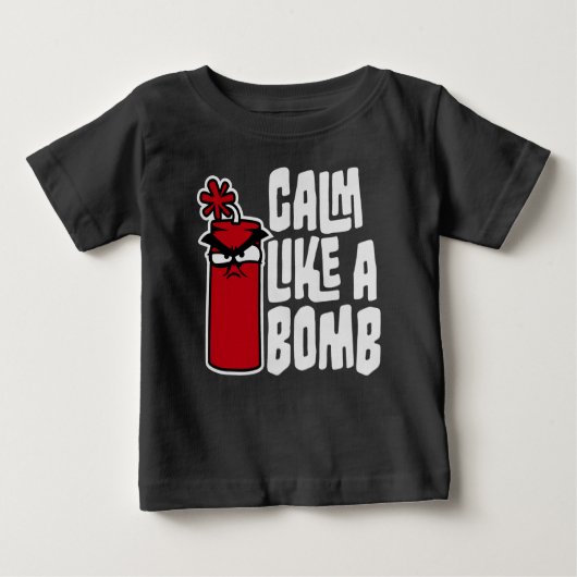Calm Like a Bomb Paradox Irony Humor Explosive Fun (Voorkant)