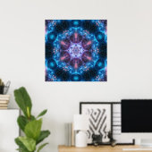 Calm Mandala Poster (Thuiskantoor)
