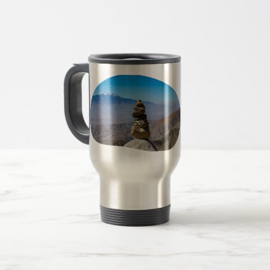 Calm Mind Balanced Life Mug Reisbeker (Voorkant links)