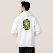 Calm Mind Monkey – Eerlijk Leven Quote T-Shirt (Achterkant volledig)