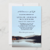 Calm Mountain Lake Viering van het leven Kaart (Voorkant)