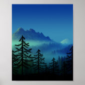 CALM MOUNTAIN MIDNIGHT FOREST POSTER (Voorkant)