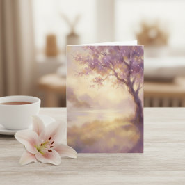 Calm Nature Aesthetic Thinking Of You Sympathy Kaart