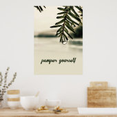 Calm Nature Spa Aesthetic Poster (Keuken)
