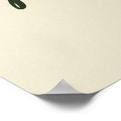 Calm Nature Spa Aesthetic Poster (Hoek)