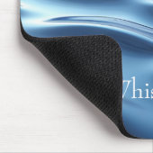 Calm Ocean Blue Waves Mousepad Muismat (Hoek)
