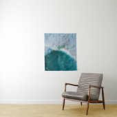 Calm ocean wandkleed (In situ)