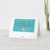 Calm Palm Tree Art Verjaardag Kaart (Achterkant)