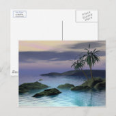 Calm Palms Briefkaart (Voorkant / Achterkant)
