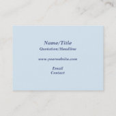 Calm Palms Island Scene Visitekaartje (Achterkant)